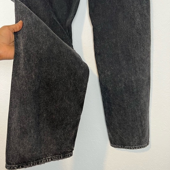 Free People Slit Front High Rise Straight Leg Jeans - Picture 9 of 13